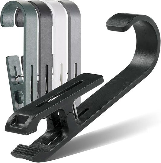 Large Clothes Pins Towel Clips, Strong Plastic Clothes Hanger. S Hook - Image 2