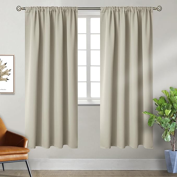BGment Rod Pocket Blackout Curtains by BGment