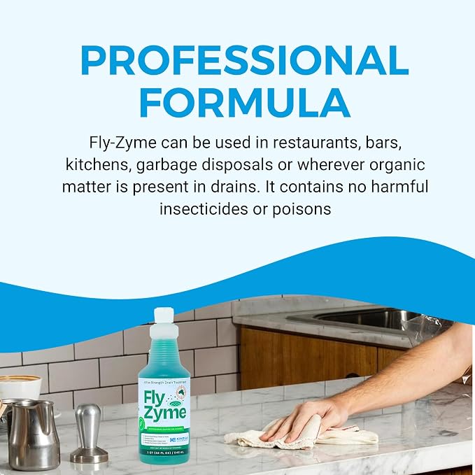 Kinzua Environmental Fly-Zyme, Highly Concentrated Enzyme Drain Cleaner - Image 6