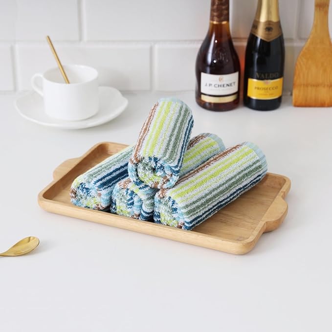 Oeleky Kitchen Dishcloths for Washing Dishes, Ultra Absorbent Dish Rags - Image 5