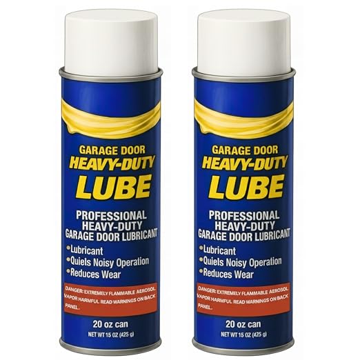 Premium Heavy-Duty Garage Door Lubricant 20oz – Long-Lasting, Hinges & Locks by Unknown