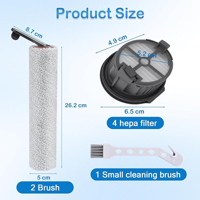 Roller Brush and Filter Replacement Compatible - Image 6