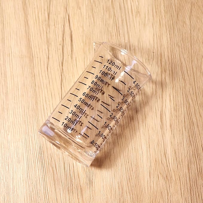Ackers 4 Oz Glass Measuring Cup, Borosilicate Shot Glass - Image 6