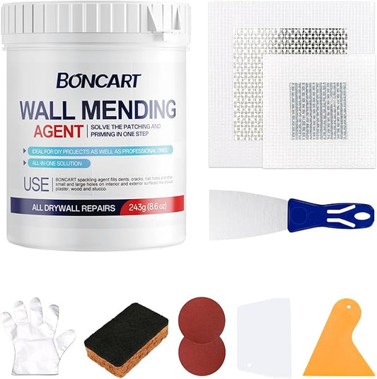 8.6oz Drywall Patch Repair Kit by BONCART