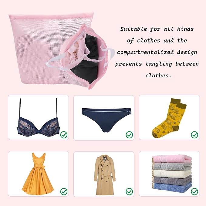 2 Pcs Special Zoning laundry bag - Image 4