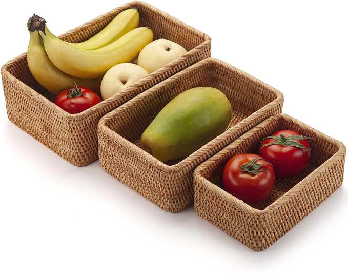 Rattan Storage Baskets, Wicker Baskets - Image 8