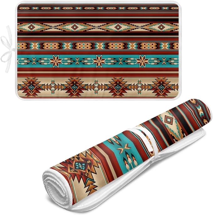 Aztec Ironing Mat Ironing Board Pad Heat Resistant, Quilting & Travel Blanket by Unknown