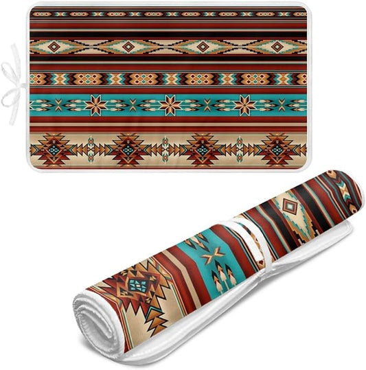 Aztec Ironing Mat Ironing Board Pad Heat Resistant, Quilting & Travel Blanket by Unknown