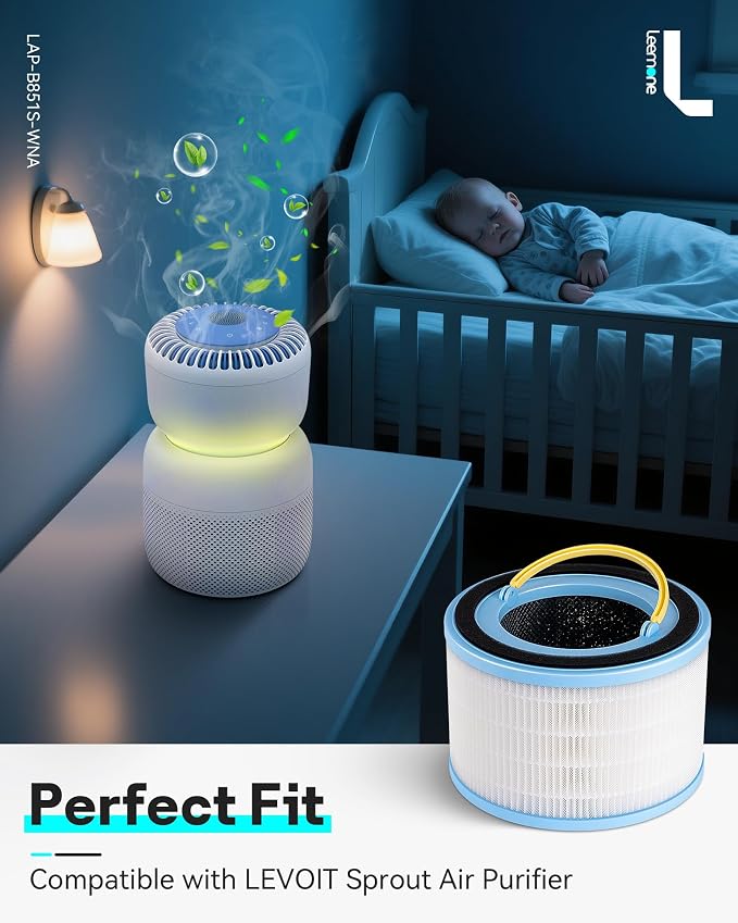 Leemone Sprout Air Purifier Replacement Filter Compatible - Image 2