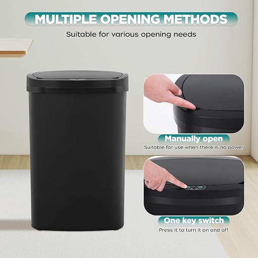 Automatic Motion Sensor Bathroom Trash Can - Image 4