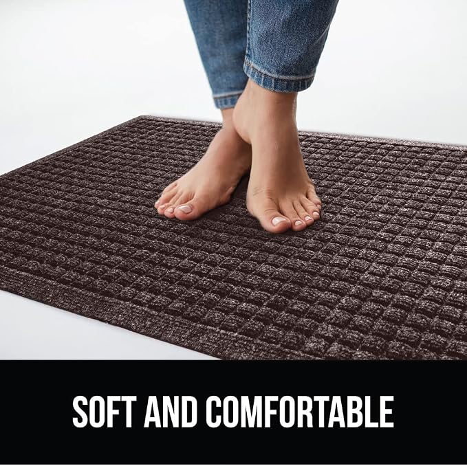 GORILLA GRIP Front Door Mat, Indoor Outdoor Ultra Absorbent HydroAbsorb Doormat - Image 7