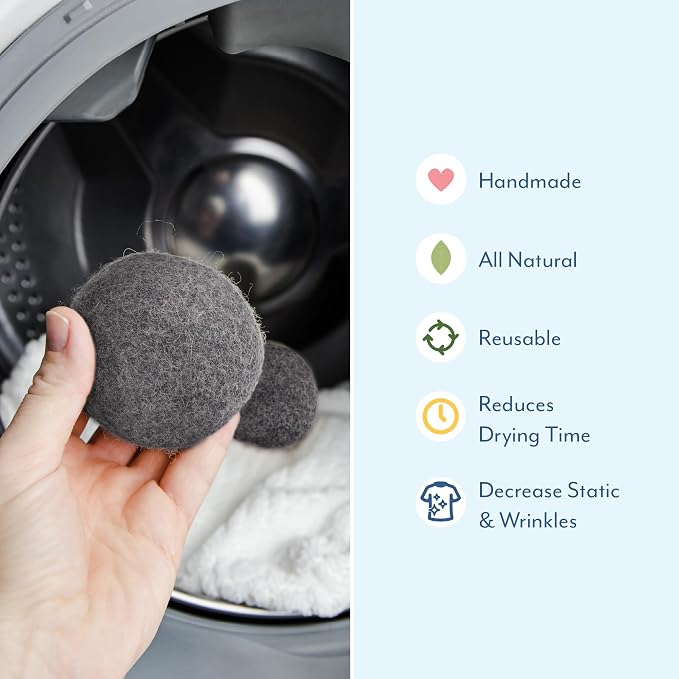 ELYN Wool Dryer Balls 6-Pack - Image 3