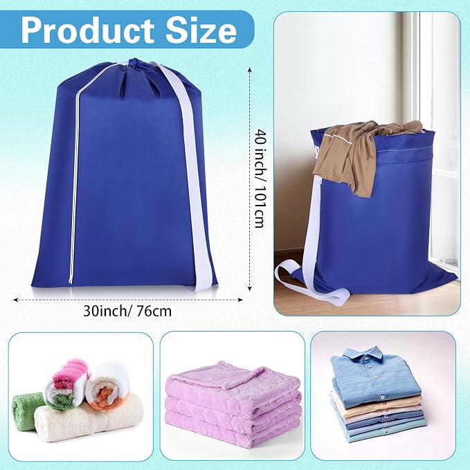 10 Pcs Nylon Extra Large Laundry Bag - Image 2