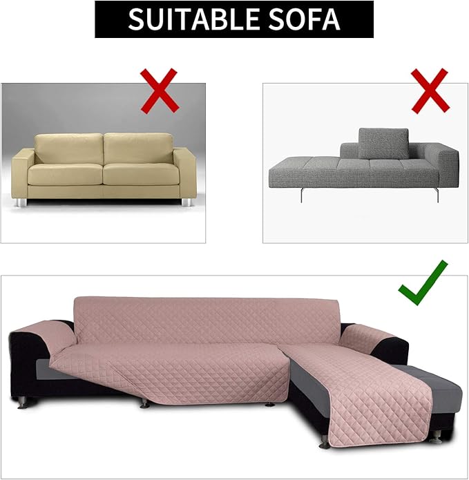Easy-Going Sofa Slipcover L Shape Sofa Cover Sectional Couch Cover Furniture - Image 4