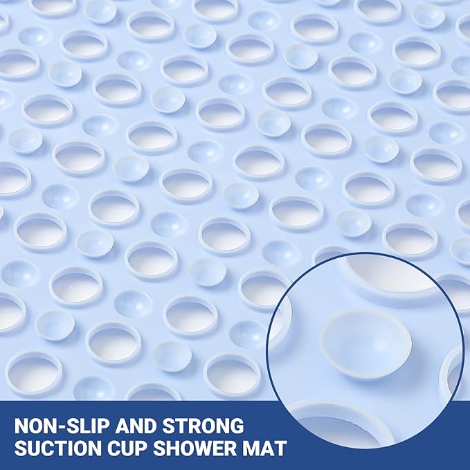 Non Slip Bathtub Mat and Shower Mat 31x17 inch, Bath Mat - Image 6