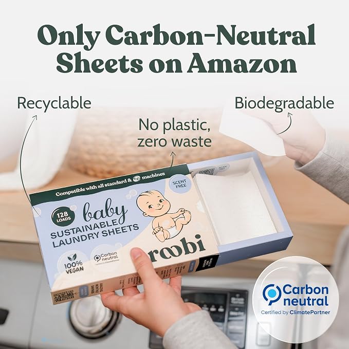 Roobi Baby Laundry Detergent Sheets. Specially Formulated - Image 6