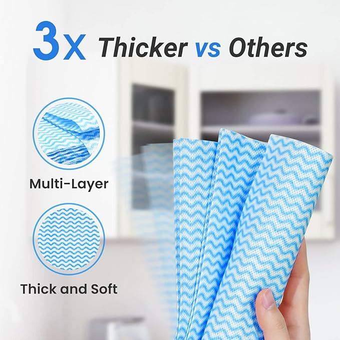 Reusable Cleaning Cloths Dish Paper Towels, Domestic Cleaning Towels - Image 3