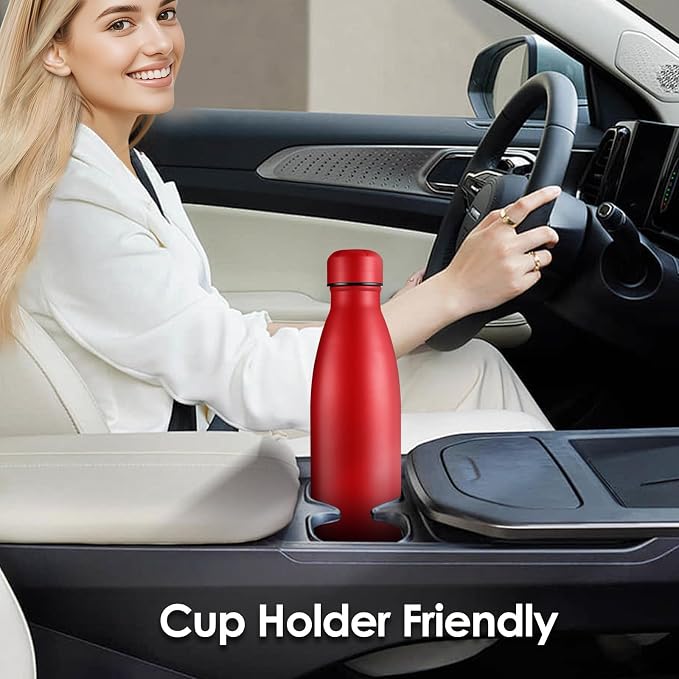 25oz Cola-Bottle Shaped Stainless Steel Leak-proof Water Bottle, Double Wall - Image 6