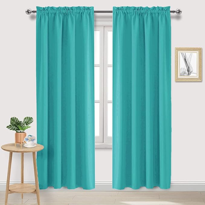 DWCN Blackout Curtains for Living Room Thermal Insulated, Energy Saving & Noise by DWCN