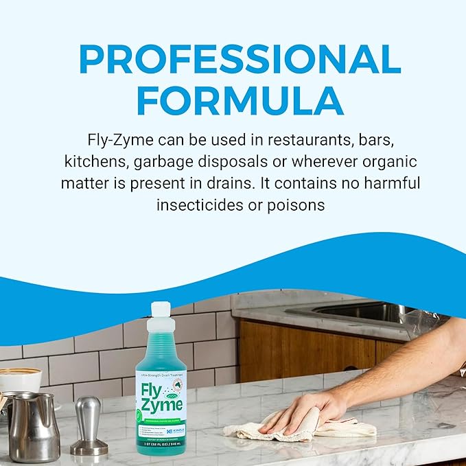 Kinzua Environmental Fly-Zyme, Highly Concentrated Enzyme Drain Cleaner - Image 6