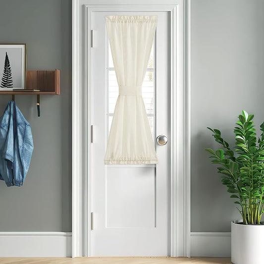 NICETOWN Natural Linen Blended Door Curtain by NICETOWN