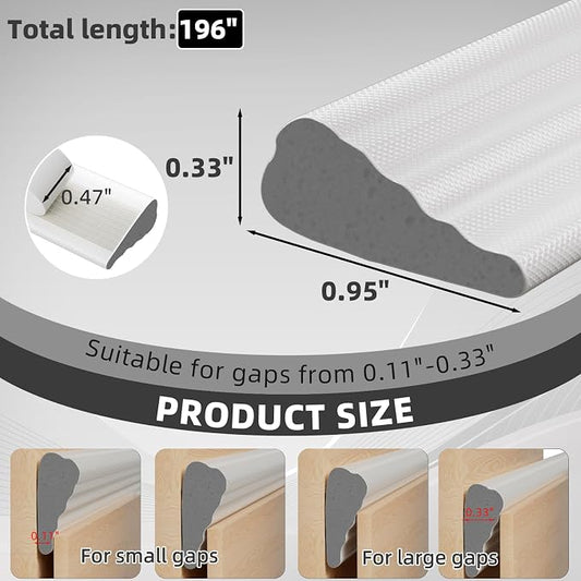 196" Wedge Weather Stripping Door Seal Strip - Image 2