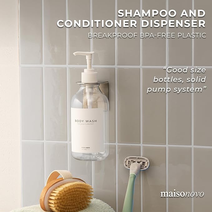 MaisoNovo Shampoo and Conditioner Dispenser - Image 3