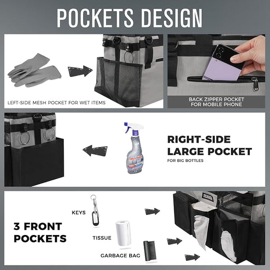 Wearable Cleaning Caddy Bag, Cleaning Caddy Supplies Organizer - Image 2