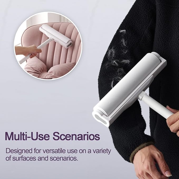 9.45 inch Large Surface Lint Roller Refills, Fits Most 9.45" Supersize Lint - Image 5
