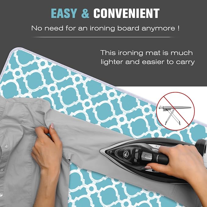Ironing Mat, Portable Travel Ironing Pad, 28 x 24inch Ironing Mat - Image 3