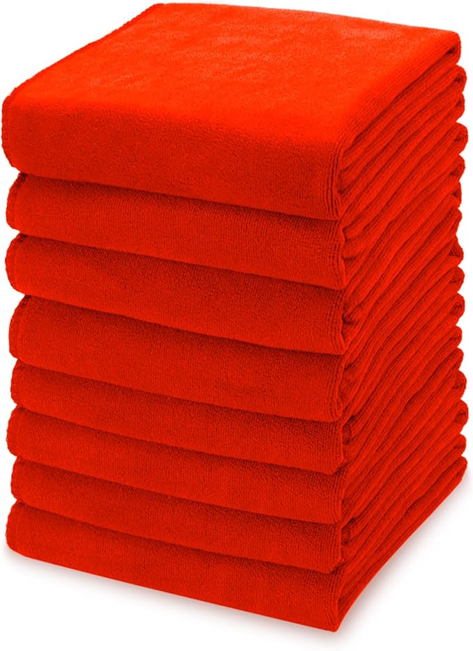 kimteny 13x28 Inches Kitchen Cloth Dish Towels, 400 GSM Premium Dishcloths by kimteny