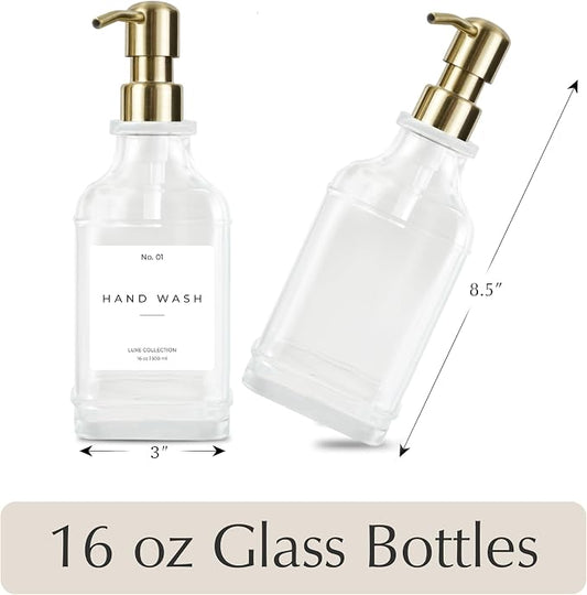 Emerson Essentials Soap Dispenser, Dish Soap Dispenser, Soap Bottle Set - Image 2