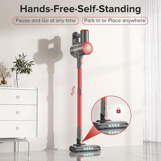 Cordless Vacuum Cleaner with Self-Standing, Powerful Stick Vacuum Cleaners - Image 2