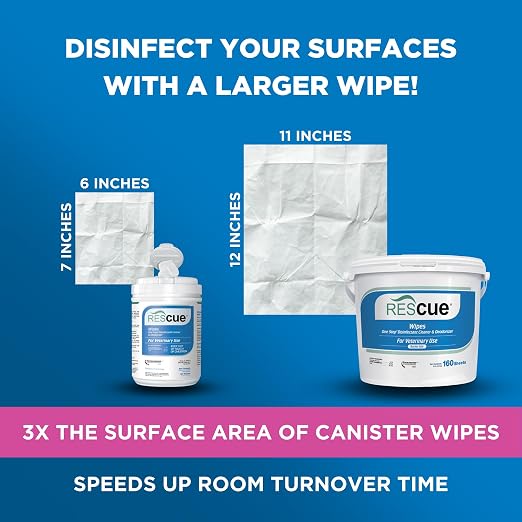 REScue One-Step Disinfectant Cleaner & Deodorizer Wipes - Image 6