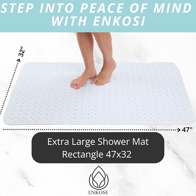 ENKOSI Extra Large Shower Mat Non Slip - Image 4