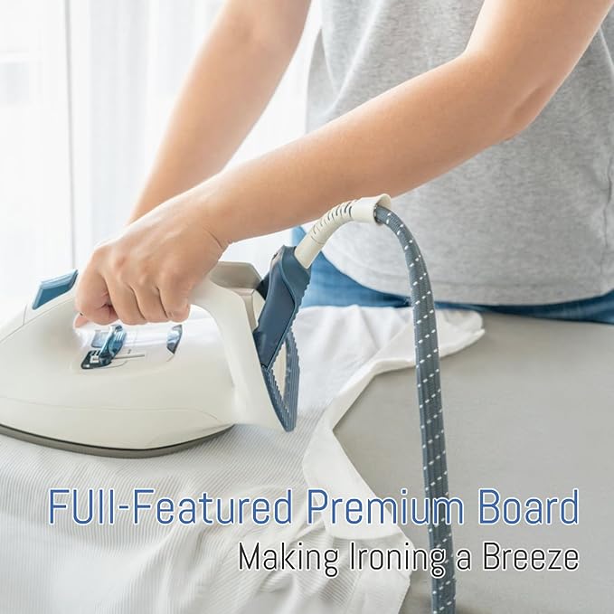 Ironing Board Full Size, BlissBoard 43"x13" Sturdy Heavy Duty Iron Board - Image 7