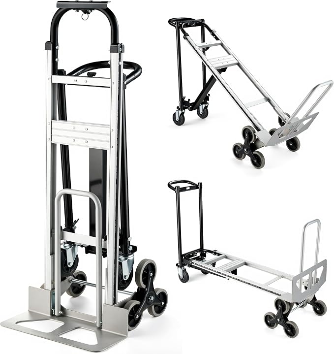 3 in 1 Industrial Convertible Hand Truck, 1000 LBS Capacity Heavy Duty Platform by EnjoyYourChicks