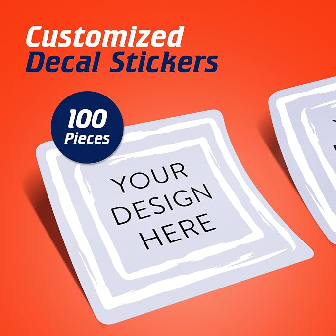 100 Custom Vinyl Stickers - Image 2