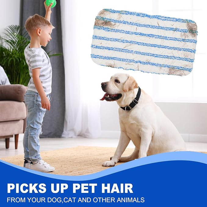 4 Pack Reusable Mop Replacement Pads Suitable - Image 6