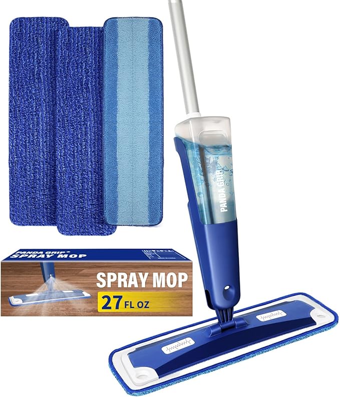 Mop for Multi-Purpose Floor Premium Spray Mop, 18 inch Professional Hardwood by PANDAGRIP