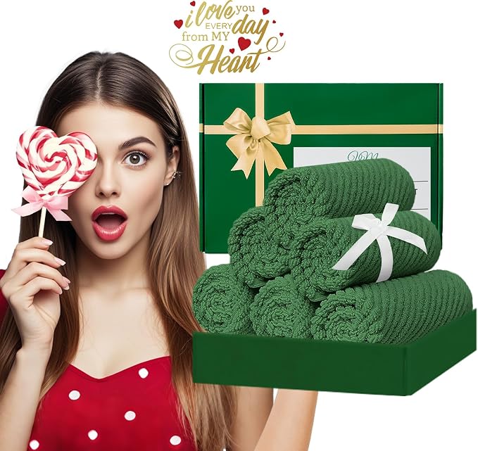 VOOVA & MOVAS Green Washcloths, Wash Cloths - Image 6