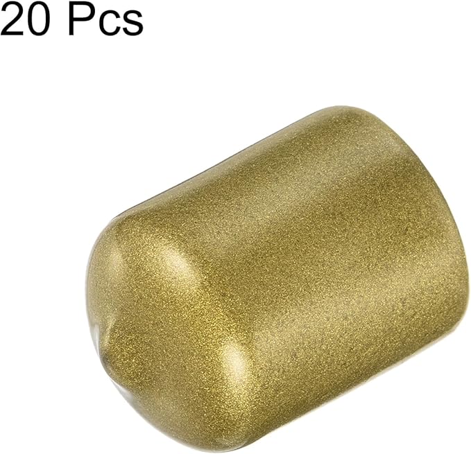 uxcell 20pcs Rubber End Caps 18mm ID Vinyl Round Tube Bolt Cap Cover Thread - Image 2