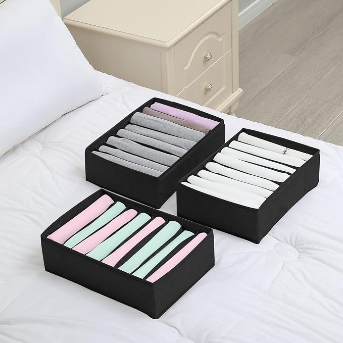 Qozary 4 Pack Drawer Organizers - Image 5