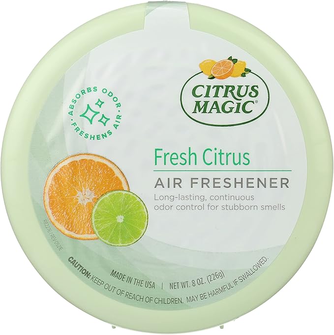 Citrus Magic Odor Absorbing Solid Air Freshener, Fresh Citrus by CitrusMagic