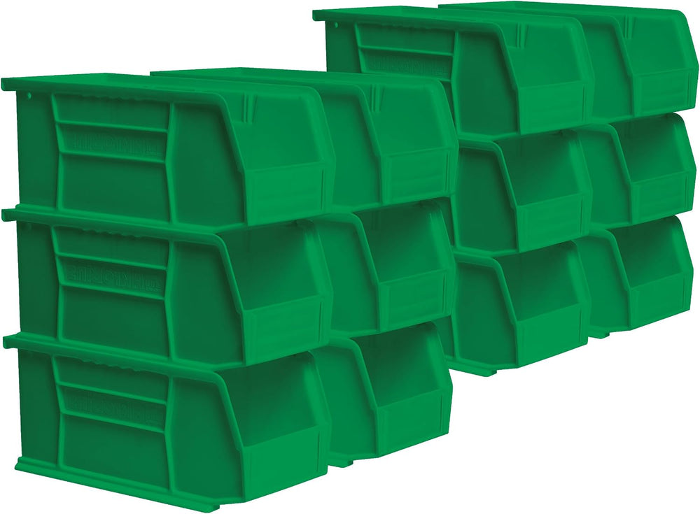 Akro-Mils 30230 AkroBins Plastic Storage Bins, Space-Saving Stackable Bins