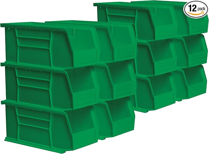 Akro-Mils 30230 AkroBins Plastic Storage Bins, Space-Saving Stackable Bins by Akro-Mils