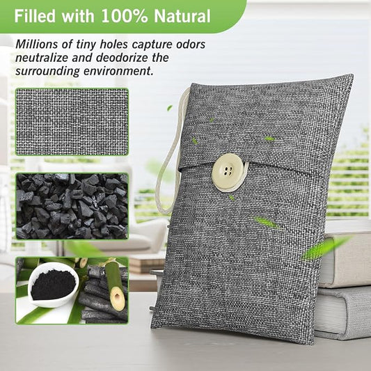 Charcoal bags Odor Absorber Activated Bamboo Charcoal Air Purifying Bag - Image 2