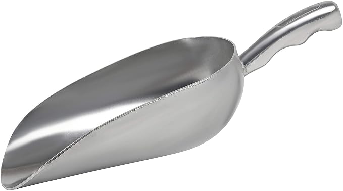 Cast Aluminum Utility Scoop - 12 oz. - Round Bottom by Nechtik