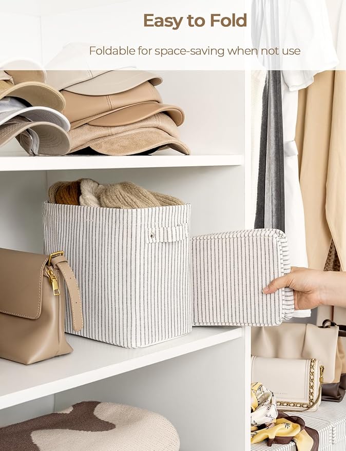 StorageWorks Narrow Storage Bins, Small Basket - Image 4