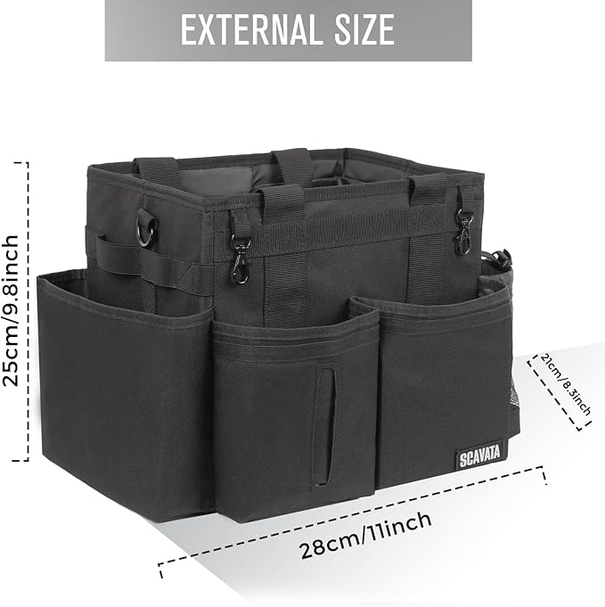 Compact Wearable Cleaning Caddy, Small Supplies Organizer - Image 5